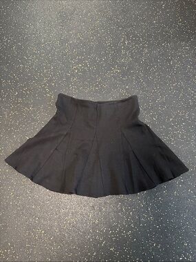 AKIRA Black Circle Skirt - Flared Style